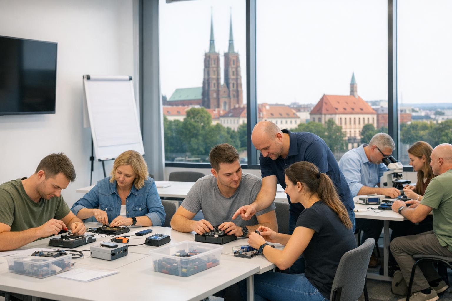Zdjęcie-sali-szkoleniowej-we-Wrocławiu-praktyczne-zajęcia
